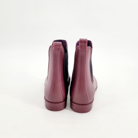 J Crew Maroon Rain Booties - Picture 5 of 8